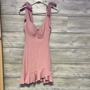 Hello Molly Pink Mini Dress